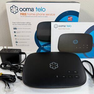 Ooma Telo Free Nationwide Home Phone Service Smart VoIP Telephone Network Device